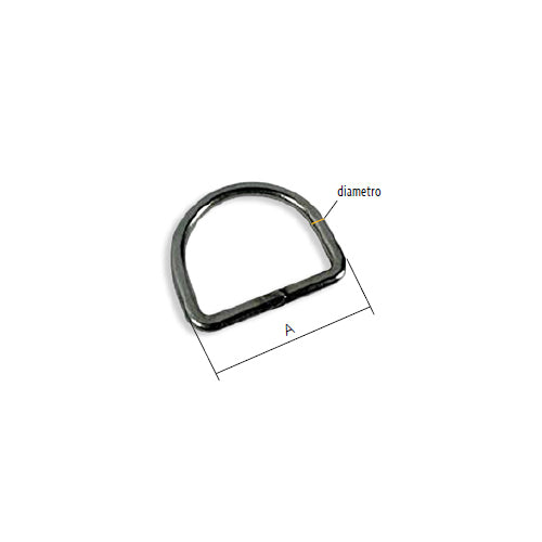 Anello Passacorda in Acciaio Inox per Barca, 25/30/40/48 mm