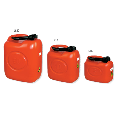 Tanica Canestro Carburante portatile da 5 10 20 litri, con tappo e beccuccio