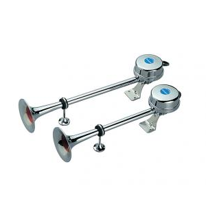 Tromba Elettrica per barca doppia, segnalatore acustico 12 24 volt, omologato