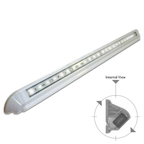 Plafoniera LED per Barca, 30 Led 12 volt, con Interuttore, Struttura stagna