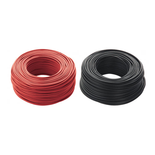 Cavo per batteria (nero/rosso) - sezione 0,25/0,35 - vendita al metro