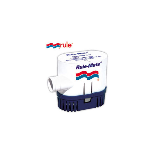 Pompa svuota Sentina Rule Mate Automatica, 12 o 24v, 1500/2000 GPH, Per Barca 