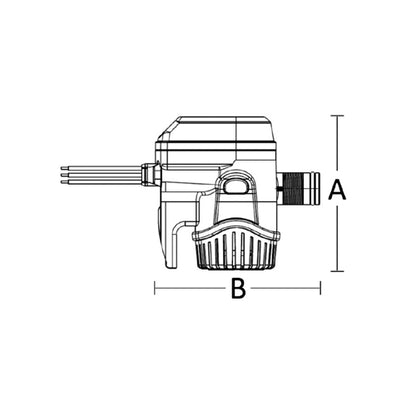 Pompa svuota Sentina New Rule Mate Auto, 12 o 24v, 500/800/1100 GPH, Per Barca 