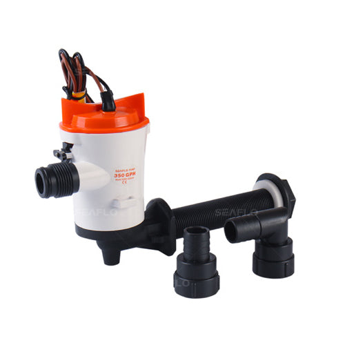 Pompa Seaflo Areatrice 12V 350 GPH, per vasca del vivo
