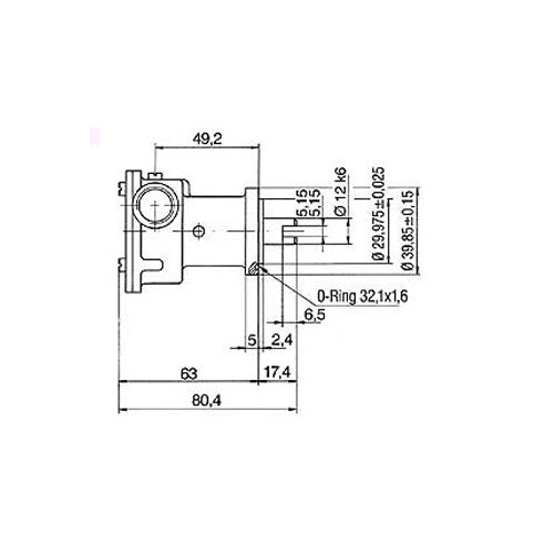 Pompa Acqua Mare Raffreddamento per motore Barca in Bronzo  POMPA ST 114