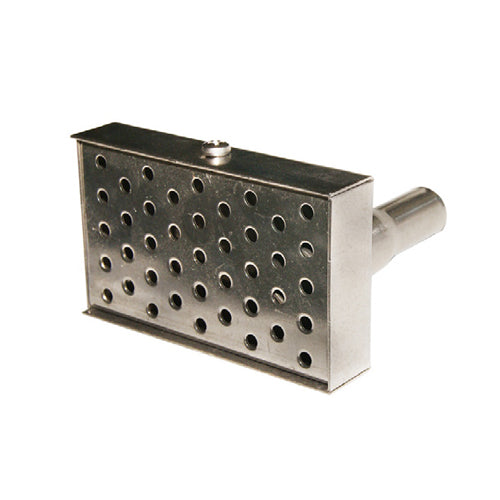 Succhiarola in acciaio inox verticale con portagomma per Barca Succhieruola