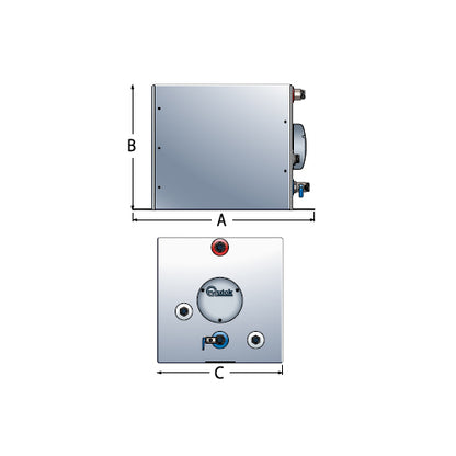 Boiler per Barca Quick BSX vari LT Quick Boiler BSX scalda bagno acqua quadrato