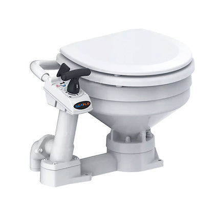 Toilette WC per Barca e Camper, Manuale - in Porcellana, Seaflo Compact