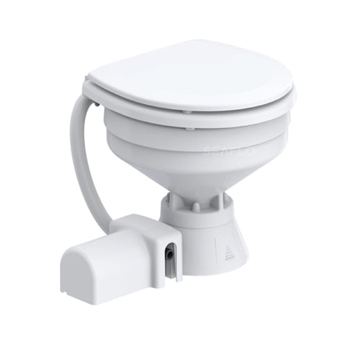 WC elettrico per Barca Camper Compact - In porcellana,  12 Volt con interuttore 