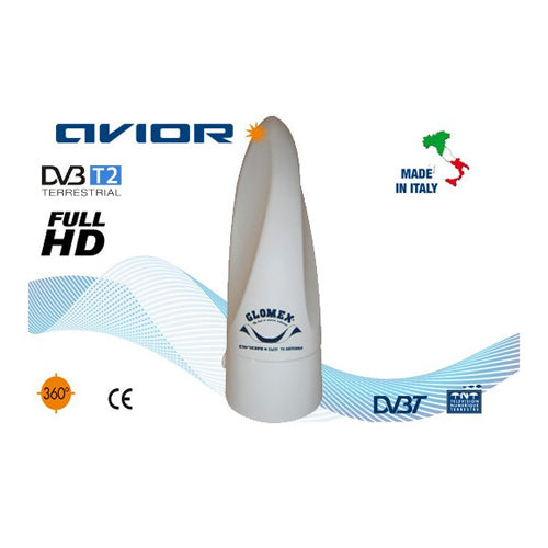Antenna Tv Glomex VT300 Digitale terrestre per Barca e Camper