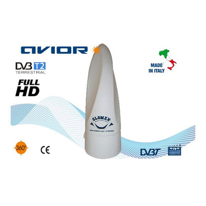 Antenna Tv Glomex VT300 Digitale terrestre per Barca e Camper