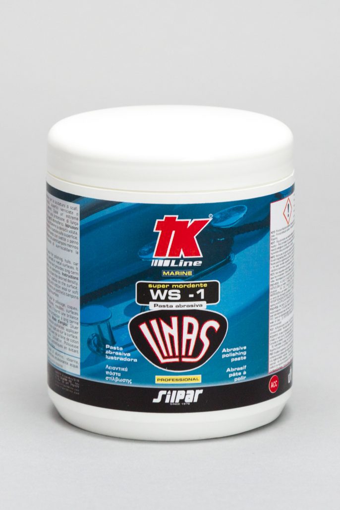 Pasta abrasiva TK LINAS WS-1, lucidatura di superfici, vernici, gelcoat