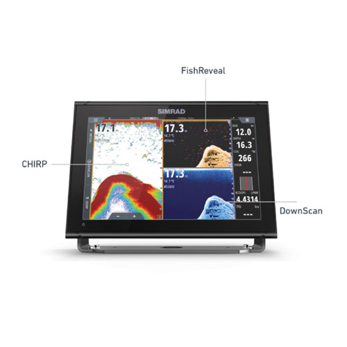 Ecoscandaglio Simrad GO 7/9/12" GPS Fishfinder, con e senza trasduttore