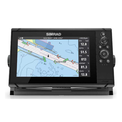 Ecoscandaglio Simrad CRUISE 5/7/9" GPS Fishfinder, con sonda 83/200, Pesca