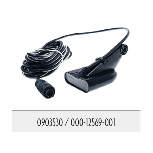 Trasduttore Lowrance LOW/HIGH 455/800 HDI per barca, da poppa per ecoscandaglio