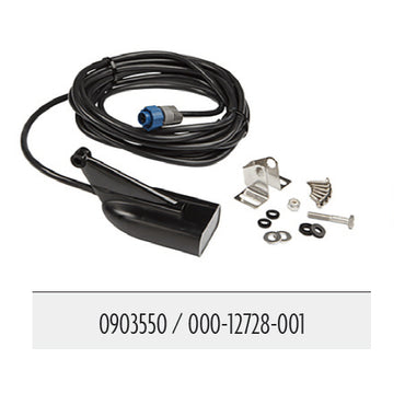 Trasduttore Lowrance MID/HIGH 455/800 HDI per barca, da poppa per ecoscandaglio