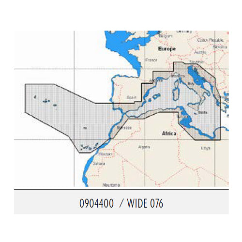 Cartografia C-MAP Originale Reveal (Sud Ovest Europa) Zona M-EM-Y076-MS