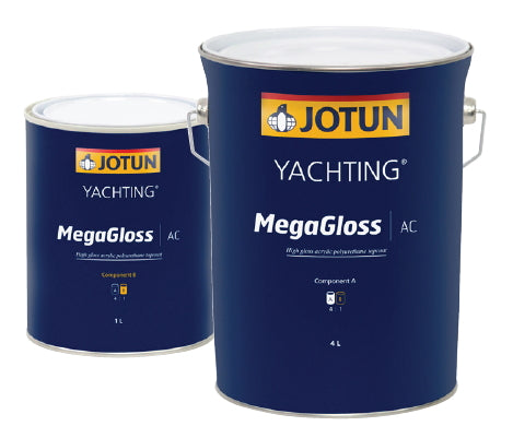 Vernice Smalto Barca Megagloss Jotun, Bianco/Nero/Grigio/Rosso/Blu, per finitura