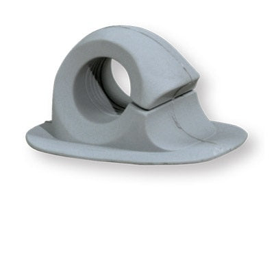 Gancio Ferma Remi In Gomma PVC, Grigio/Nera, per Barca Gommone Tender