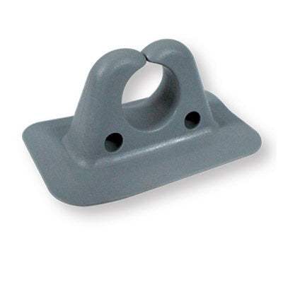 Gancio Ferma Remi 32 a 35 mm, Grigio/Nera, per Barca Gommone Tender