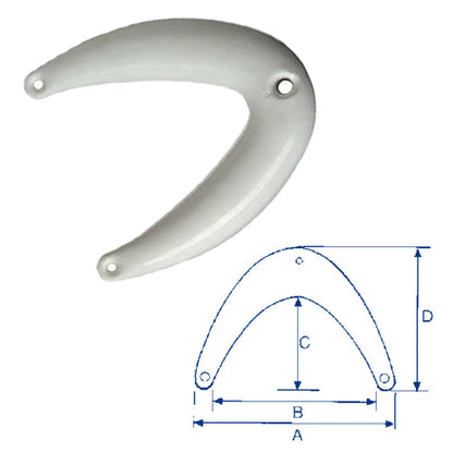 Parabordo per Prua, Paraprua barca 550x460 mm, Salva Prua per barca gommone