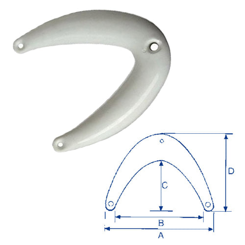 Parabordo per Prua, Paraprua barca 350x250 mm, Salva Prua per barca gommone