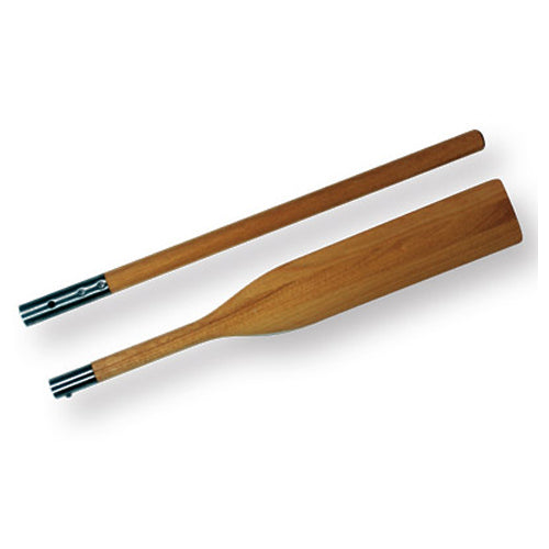 Remo per Barca in legno marino verniciato, smontabile con giunto inox,