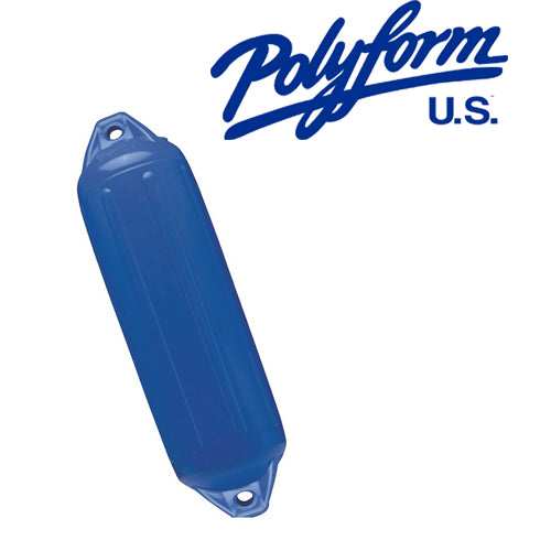 Parabordo per Barca e Gommone Polyform Tipo NF 3/4/5, Bianco/Blu/Nero