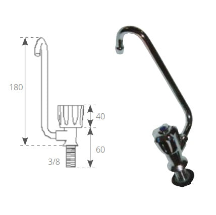 Rubinetto Ottone Klovoo