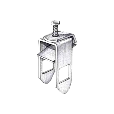 Staffa Fissaggio rullo laterale Carrello Alaggio Barca, per tubo quadrato 40 mm