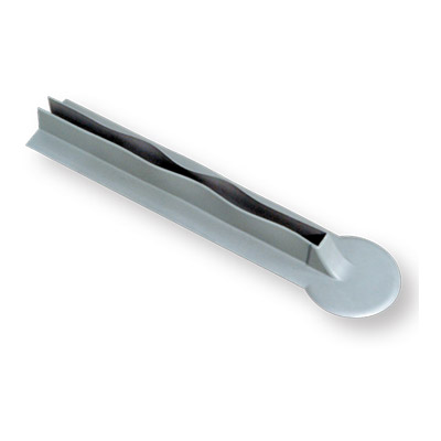 Fissa per poppe in legno - Spessore 18/20/22 mm - in PVC Grigio