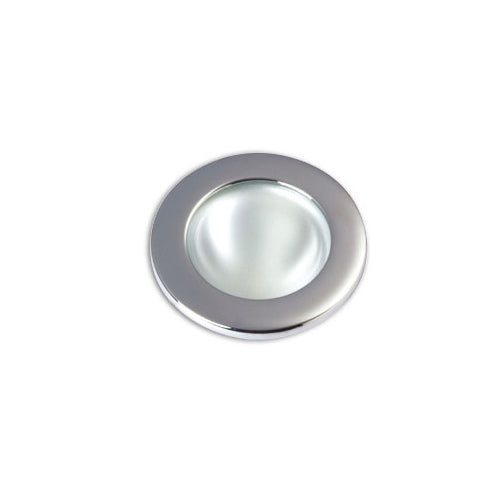 Faretto Tondo Led Luce Bianca in ottone cromato W4000, 1x3w