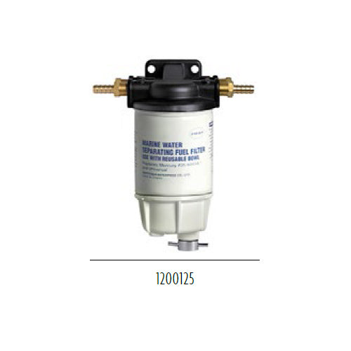 Filtro separatore  acqua (diesel/benzina) completo - per motore barca