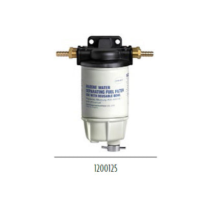 Filtro separatore  acqua (diesel/benzina) completo - per motore barca