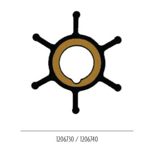 Girante per pompa OMC 389576 6/7,5HP