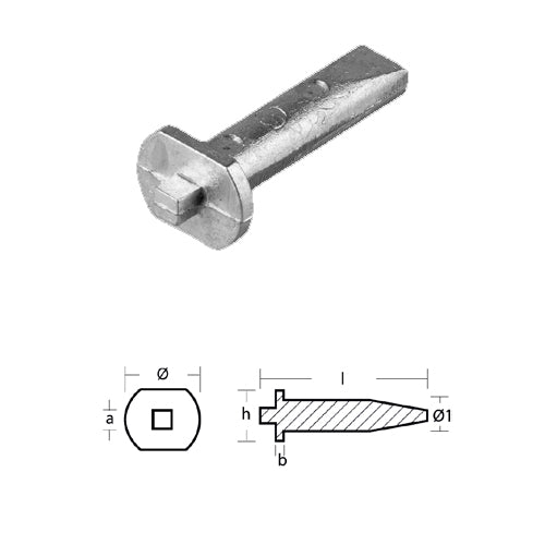 Anodo Barotto per motori Mercury mercruiser