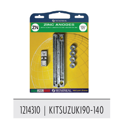 Kit Anodi per Motore Suzuki Fuoribordo 90 140 cavalli Cv Hp - Compatibili 