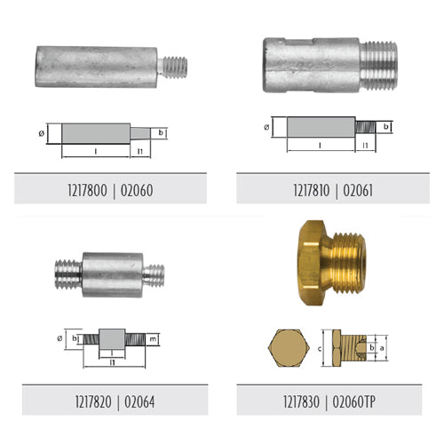 Tappo Per 292060/61 Barrotto motore Barca