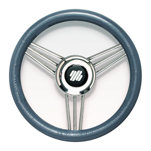 Volante V25G Ultraflex per Barca, Grigio, Amagnetico, Omologato