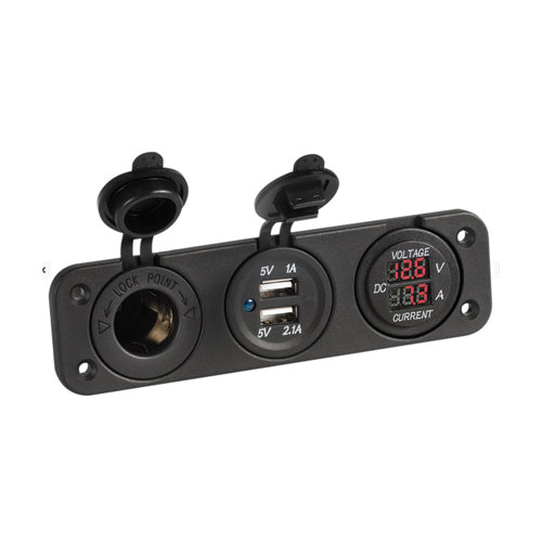 Pannello Presa corrente Accendino (con/senza  USB) - Impermeabile omologata