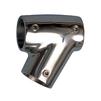 Raccordo a T per corrimano, tubo da 22/25/30, per barca in acciaio inox