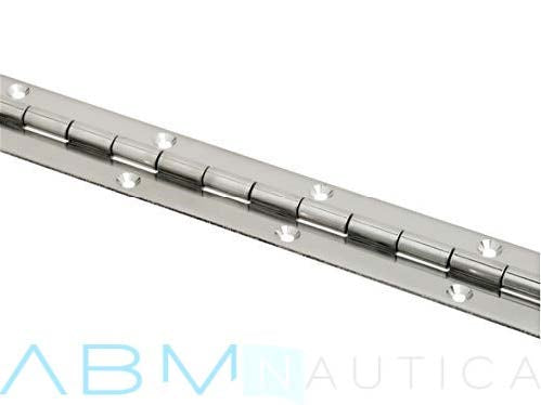 Cerniera Inox Barra da 2 metri per barca, sedile portellone, L 30 Spesso 1 mm