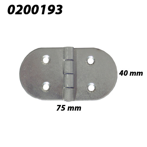 Cerniera Inox 75X40 Accessori Nautici Klovoo