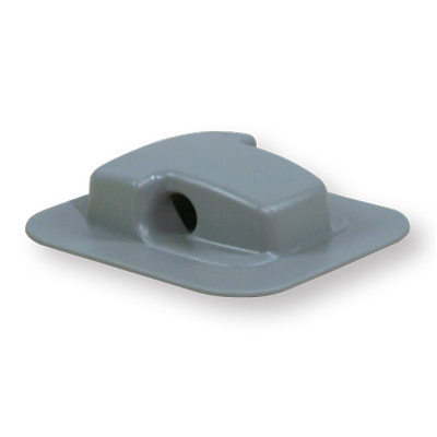 Base Passacorda in PVC, 12 mm Ø corda, Grigio/Bianco/Nero, per Barca Gommone