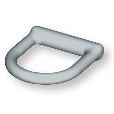 Anello Passacorda D, grigio, 54 x 61 mm, per Barca Gommone