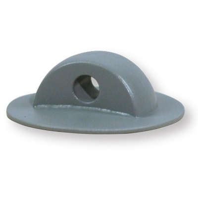 Base Passacorda in gomma FR, 12 mm Øforo, Grigio/Bianco/Nero, per Barca Gommone