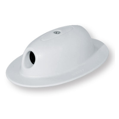 Base Passacorda PVC, con blocca cima, Grigio/Bianco/Nero, per Barca Gommone