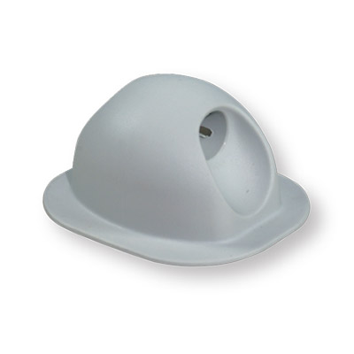 Supporto per Tubo corrimano in PVC,Ø tubo 22, Grigio/Nero, per Barca Gommone