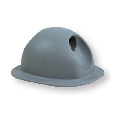 Supporto per Tubo corrimano in gomma FR,Ø tubo 22, Grigio/Nero per Barca Gommone