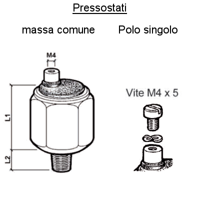 Sensore Pressostato per Motore Barca, Sensore 1 polo - mc (5)